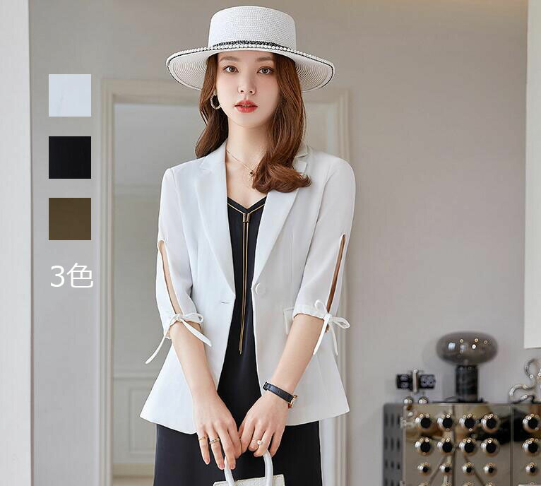 高品質 秋春 通勤 レディーススーツ 30代40代フォーマル 結婚式 二次会卒業式 着痩せ 成人式 Ol エレガント 一つボダンジャケットスーツ