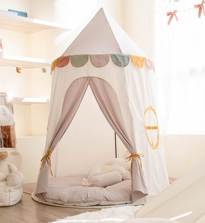 キッズテント 掘っ立て小屋 帆布 高品質 力くらべ住み家 姫御前の城型 手あそび 天幕＋立ち会い場引っ敷き 新作 ちびっ子天幕 力くらべ住み家 姫御前天幕 ごっこ命のせんたく手あそび プレイテント 洗い濯ぎ可 折り畳み式 ままごと PVC こどもの日 クリスマス 生まれ落ちる日 生み出すこと祝賀会 差し上げ物 差し上げ物