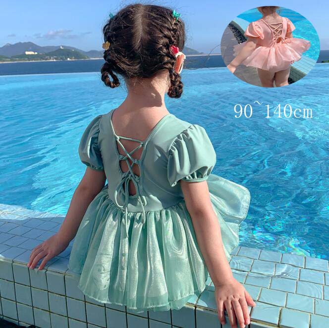 韓国風 キッズ水着 水着 ワンピース ビーチウェア 連体 ガールズ 子供服 超可愛い スイムウェア 女の子 水泳 子供水着 オールインワン 女児 大きいサイズ ジュニア 子ども ミズギ 温泉 Kids ベビー こども 体型カバー 水遊び 海水浴 幼稚園 保育園 小学校 90 140cm Sale