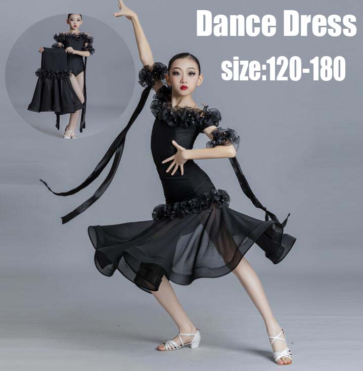 楽天市場】ジュニア フラメンコ 可愛い 社交ダンス衣装 キッズダンス