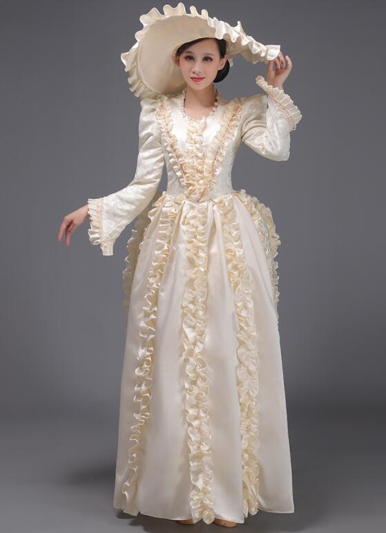 貴族ドレス 華やか お姫様ドレス 宮廷 ロングドレス 舞踏会 ステージ 舞台 演出服 ジュリエット 礼服 ヨーロッパ風 中世貴族風 王族服 司会 七分袖 演奏会 文化祭 ハロウィン 演劇 オペラ声楽 撮影 ワンピース 貴婦人 プリンセスライン 学園祭 パーティードレス 女王様ドレス｜サン2ショップ