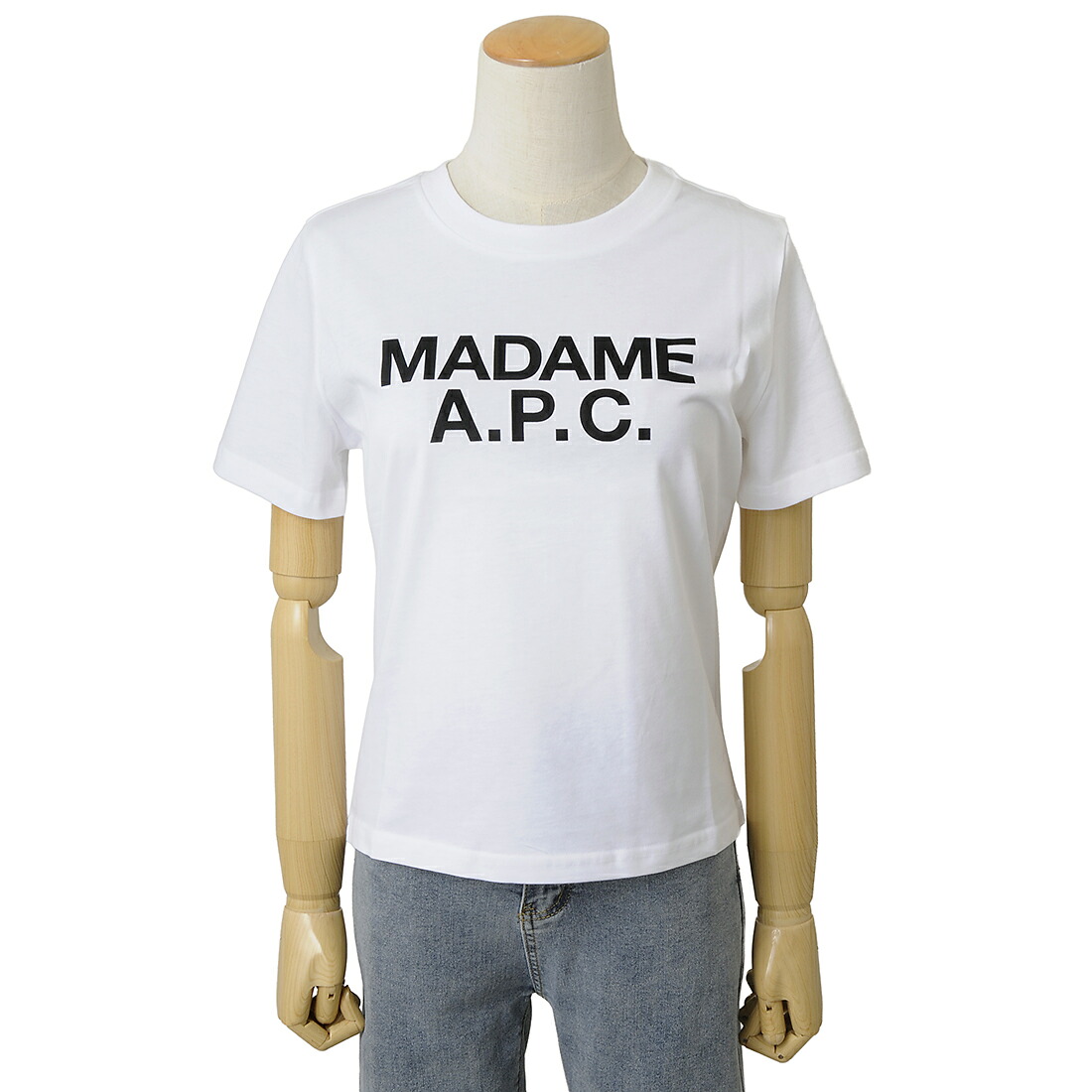 お買い物マラソンP10 アーペーセー A.P.C. Tシャツ レディース ホワイト COHBWF26559 AAB T-SHIRT