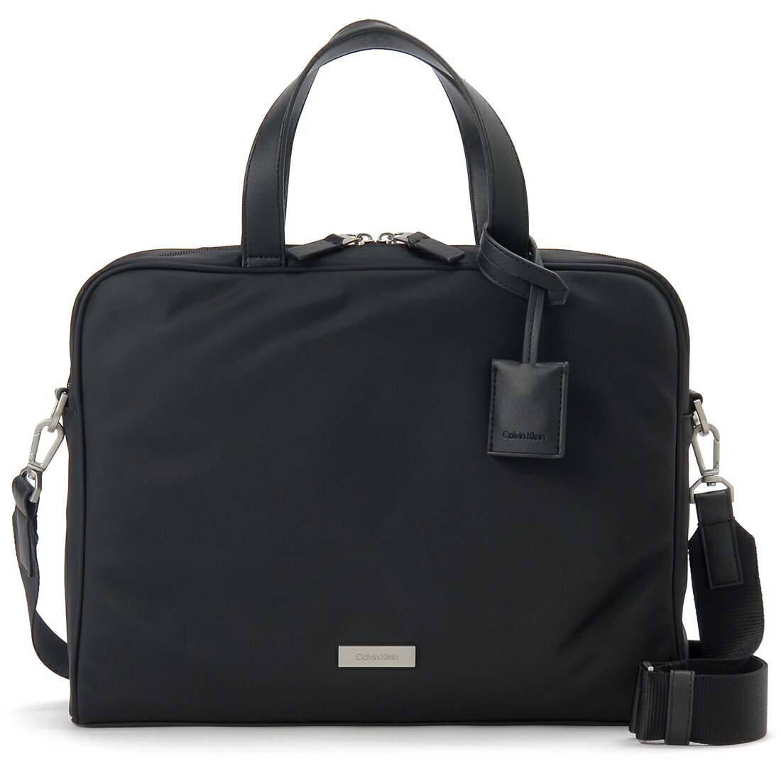 お買い物マラソン期間P10倍 カルバンクライン ジーンズ CALVIN KLEIN JEANS ブリーフケース ビジネスバッグ メンズ ブラック LV04D3351G UB1 SLEEK SLIM COMMUTER｜s-select