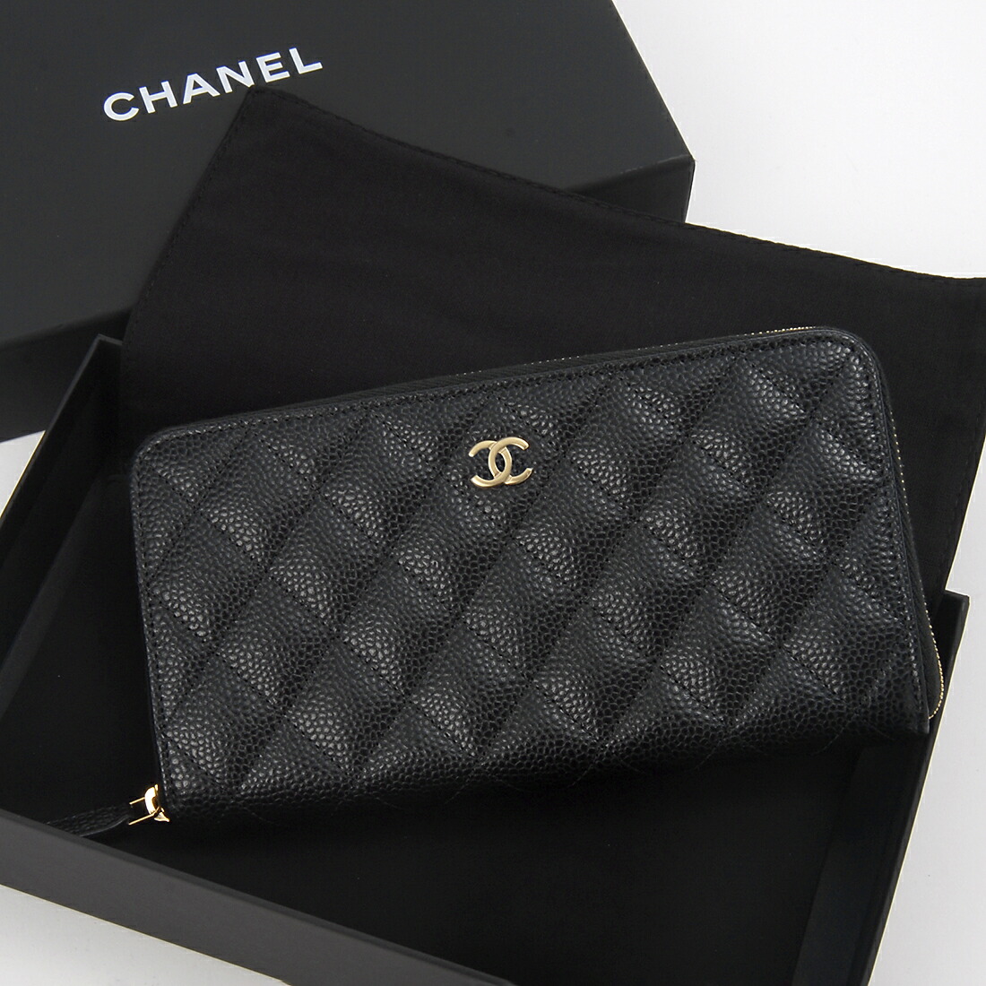 【2518】CHANEL ✴︎ シャネル ラッキーチャーム ラウンド 長財布 楽天市場】シャネル 長財布 CHANEL ラウンドファスナー エン