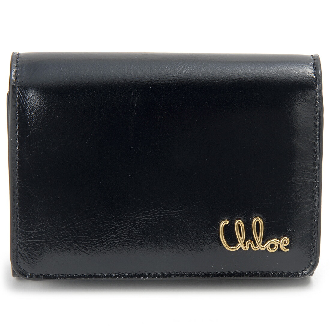 お買い物マラソン期間P5倍 Chloe クロエ 三つ折り財布 CHC25SP483 O16 001 CHLOE ICONIC クロエアイコニック｜s-select