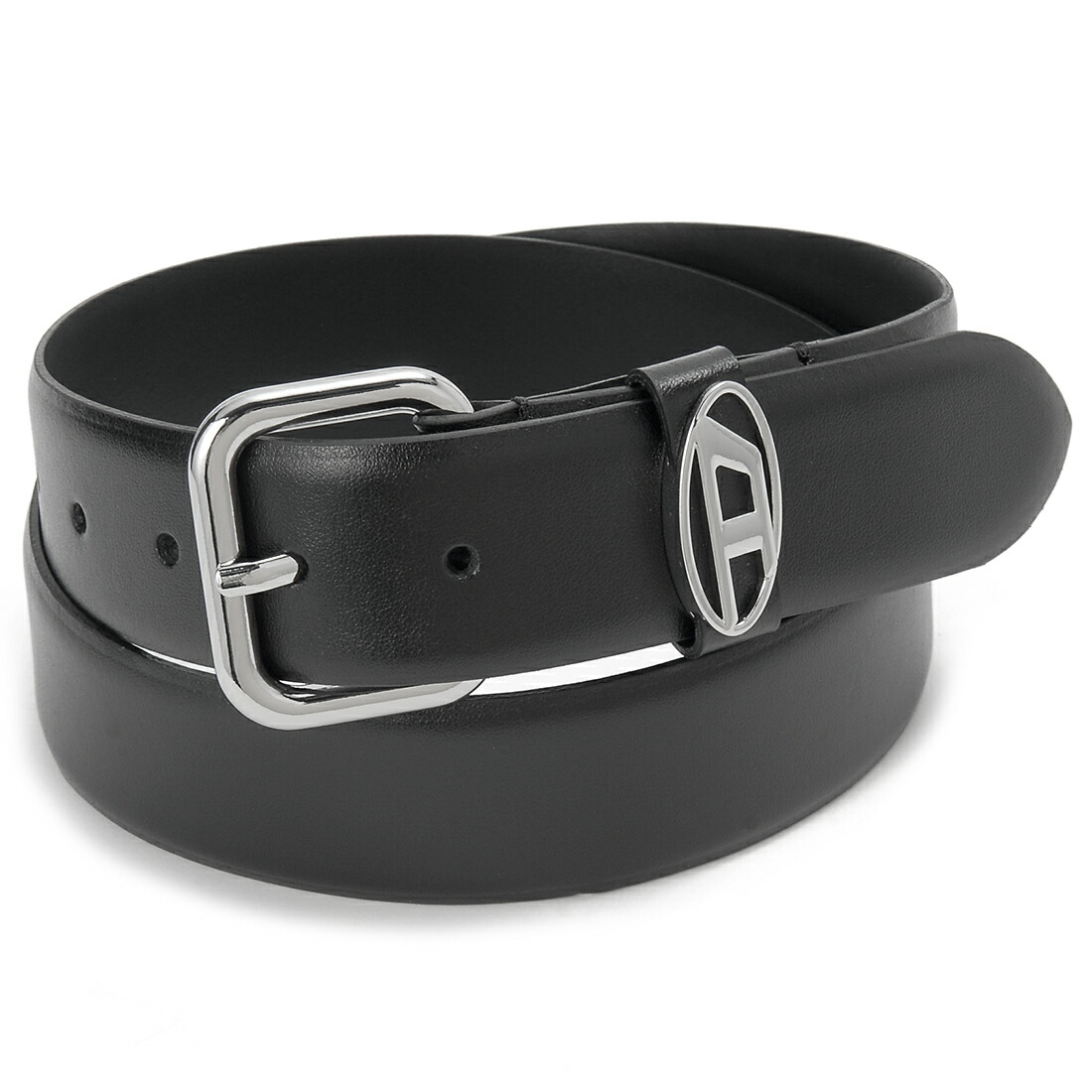 楽天市場】DIESEL ディーゼル レザー シルバー金具 ベルト 表記サイズ