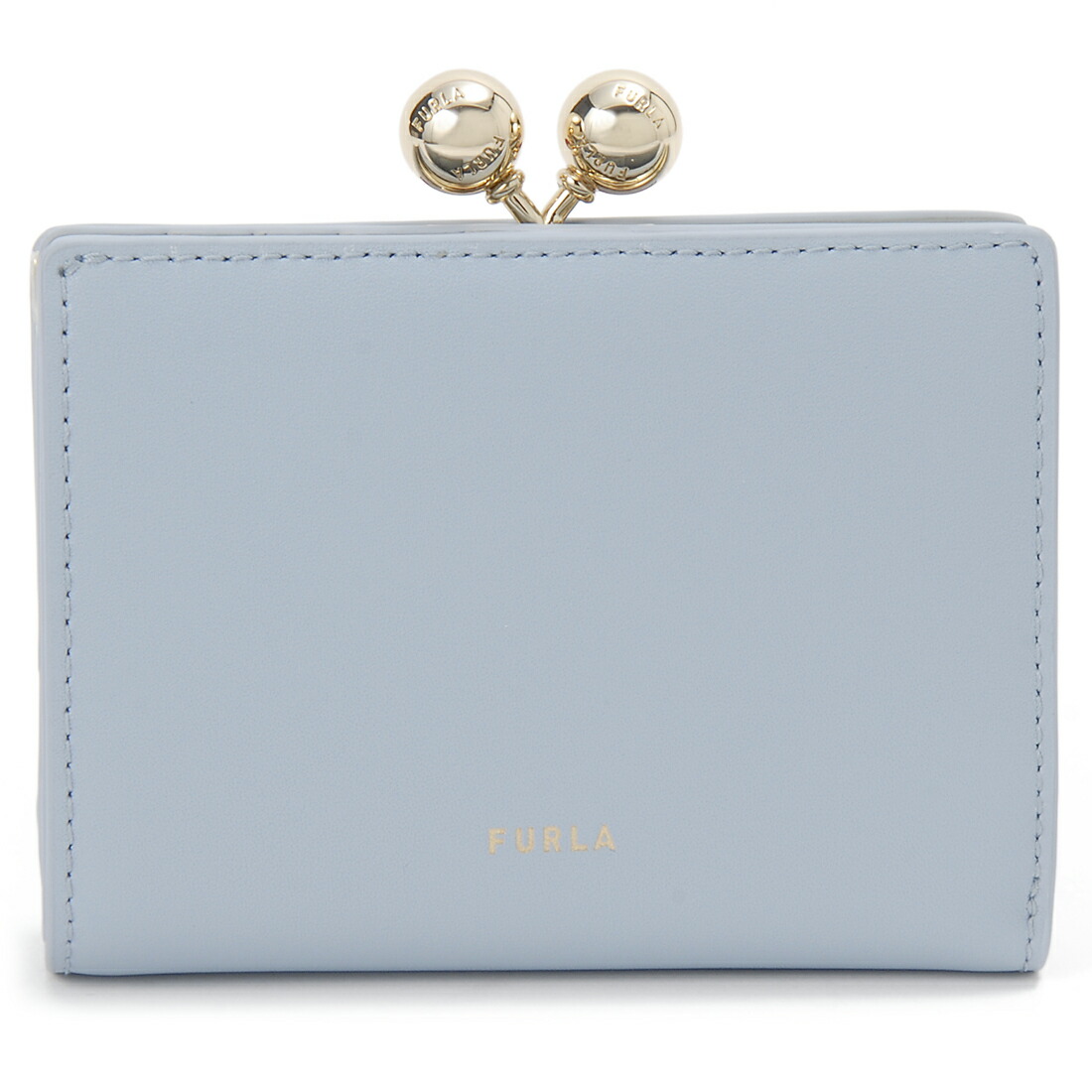 お買い物マラソン期間P10倍 フルラ FURLA 二つ折り財布 レディース ブルー WP00541 BX3 CDZ DOTS ドッツ｜s-select
