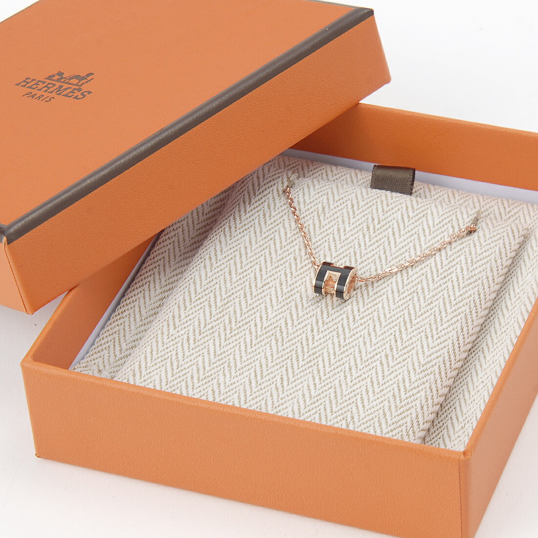Hermes エルメス ネックレス レディース H147992FO03 ミニポップH ペンダント