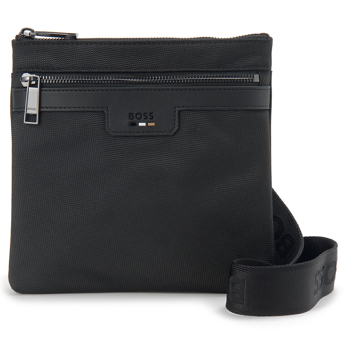 お買い物マラソン期間P10倍 HUGO BOSS ヒューゴボス ショルダーバッグ メンズ ブラック 50536191 001 RAY｜s-select
