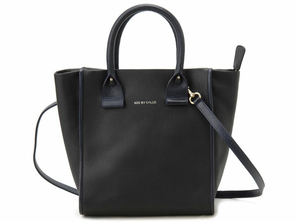 S Select See By Chloe Tote Bag 9s7518 P22 A23 April See By Chloe Tote Bag 9s7518 P22 A23 April Leather Shoulder Black