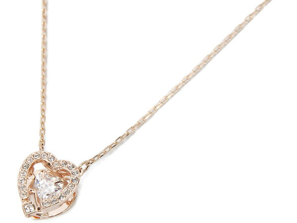 【楽天市場】スワロフスキー ネックレス レディース SWAROVSKI 5284188 スパークリング ダンス ハート ローズゴールド 新品 ...