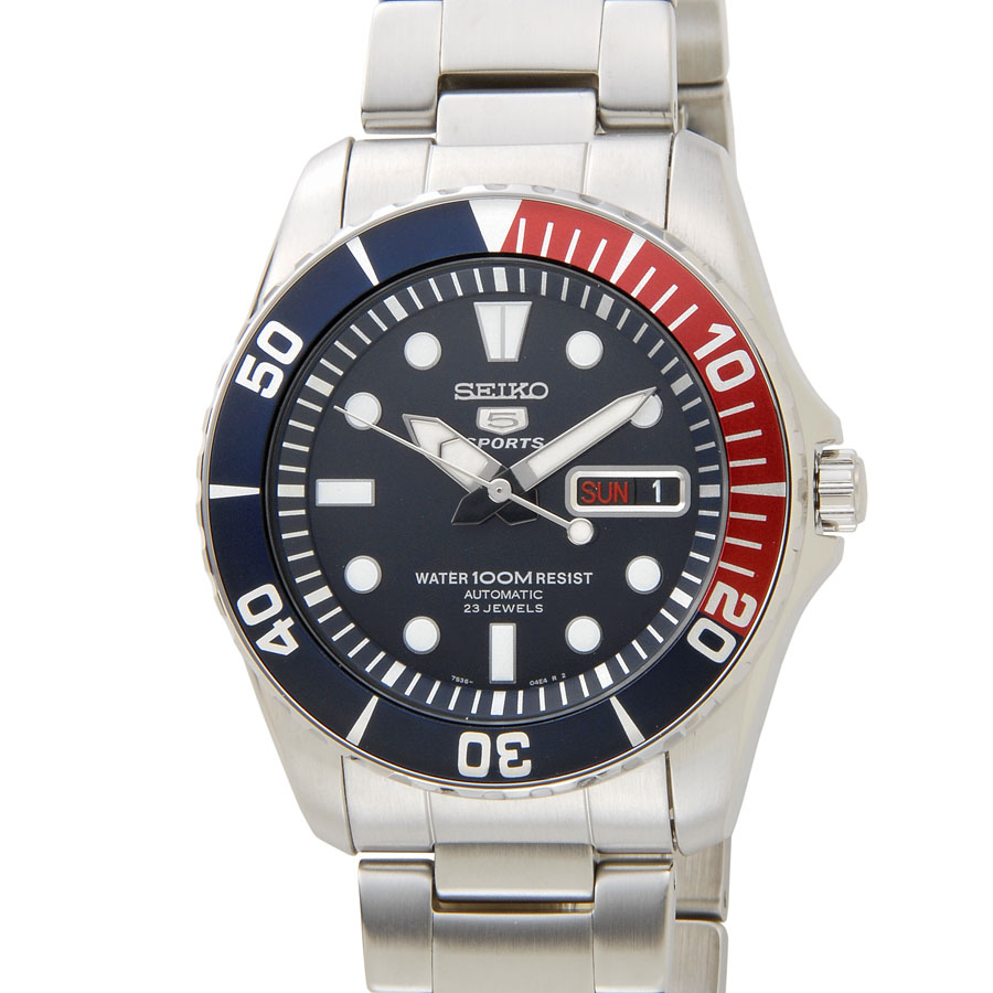 SEIKO スポーツ 自動巻き時計 100m防水　SNZF17J1 Seiko 5 Sports 100M Automatic Diver Men's Watch SNZF17J1 | eBay