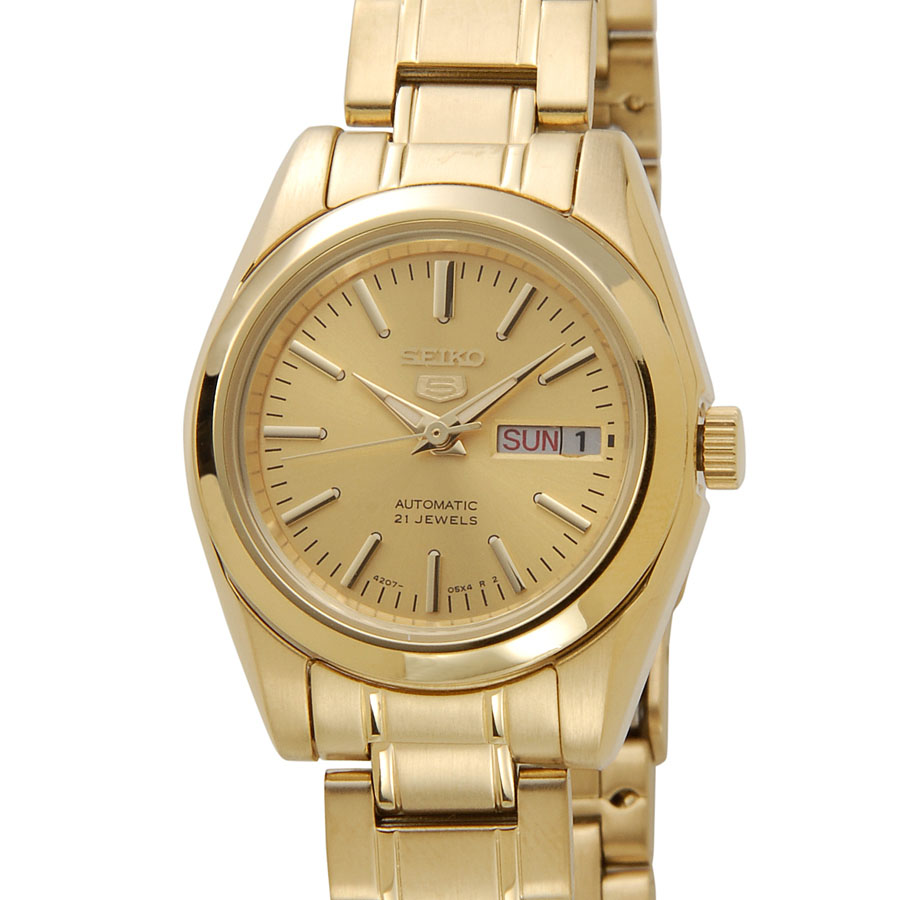 セイコー SEIKO レディース 腕時計 SYMK20K1 SEIKO5 セイコー5 ファイブ AUTOMATIC オートマチック 自動巻き ゴールド 新品