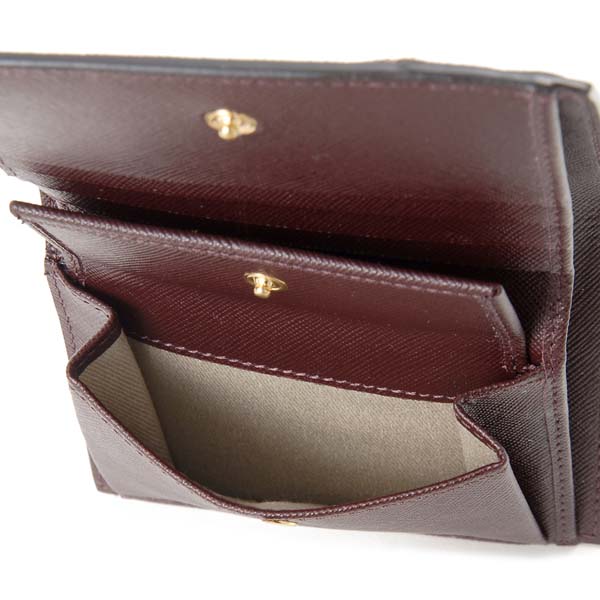 【楽天市場】マルニ MARNI 二つ折り財布 コンパクト財布 ベージュ×ホワイト×ブラウン レディース：s-select