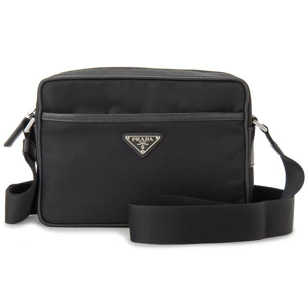 Prada F0002 ショルダーバッグ メンズ F0002 2vh048 ナイロン メンズ Prada ブラック S Selectプラダ プラダ メンズ 064 ショルダーバッグ レディース