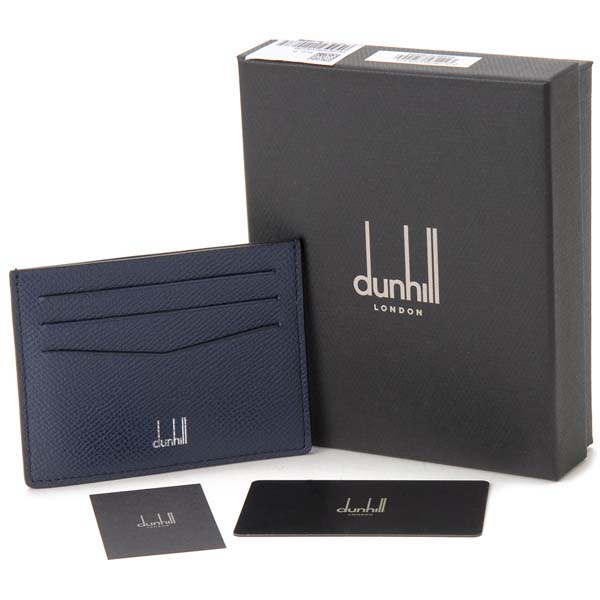 ダンヒル Dunhill カードケース ブランドセレクトショップダンヒル メンズ カドガン ネイビー 名刺入れ Du18f2cca 410 Cadogan カドガン 定期入れ パスケース