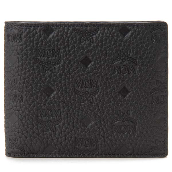 二つ折り財布 メンズ ブラック Mxs Mcm Mcm メンズ 9abt29 二つ折り財布 エムシーエム 二つ折り財布 Mcm Bk001 S Selectエムシーエム