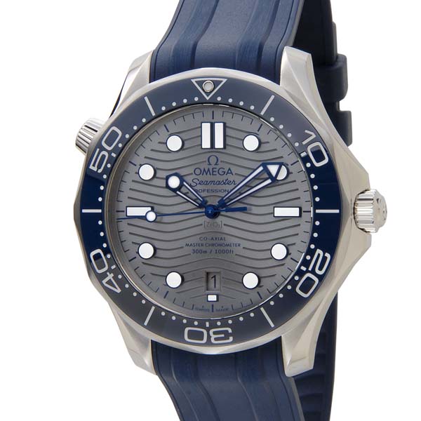 お買い物マラソン対象 オメガ OMEGA メンズ 腕時計 シーマスター ダイバー300M マスタークロノメーター 210.32.42.20.06.001 グレー 当店5年保証｜s-select