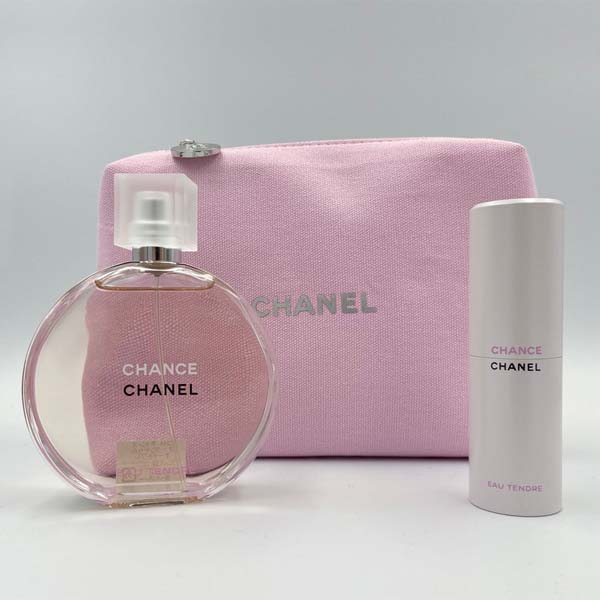 シャネル Chanel 香水 レディース Chance 潮合い オー タンドゥル オード室内用便器 Edt 100ml 旅 コフレ書割り トラベル噴射ml パウチ Myki Co Il