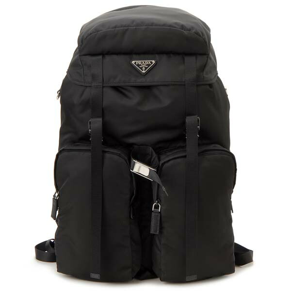プラダ メンズ Prada ブラック バッグ リュック バックパック Ool メンズ 2vz019 ブラック バッグ F0002 2dmg アウトレット新品の