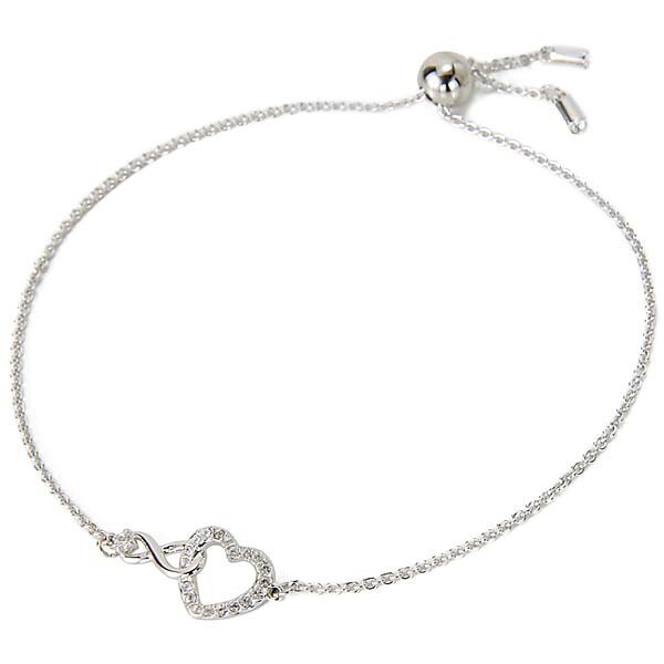 お買い物マラソン期間P5倍 Swarovski スワロフスキー ブレスレット レディース シルバー 5524421 INFINITY HEART|s-select