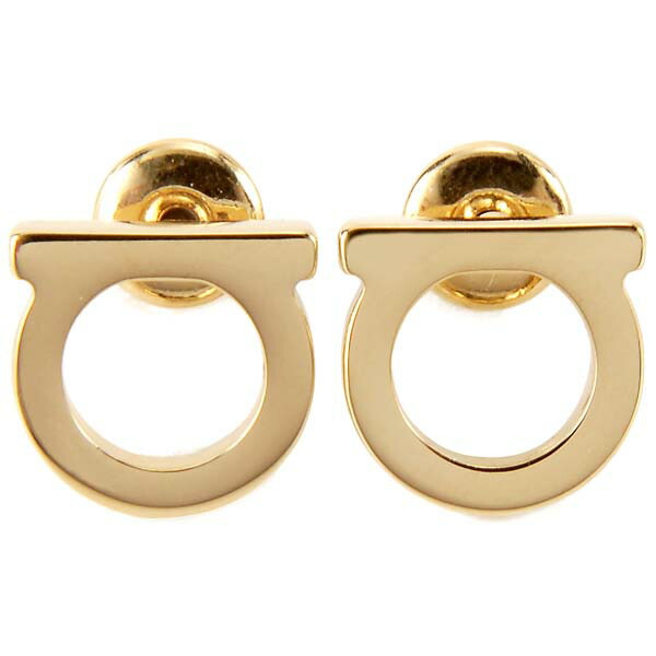 お買い物マラソン対象 Ferragamo フェラガモ ピアス レディース ゴールド 76 0120 696432 ガンチーニ アイコンモチーフ|s-select