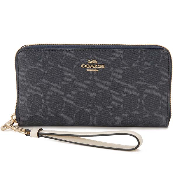 楽天市場】コーチ 長財布 COACH ラウンドファスナー