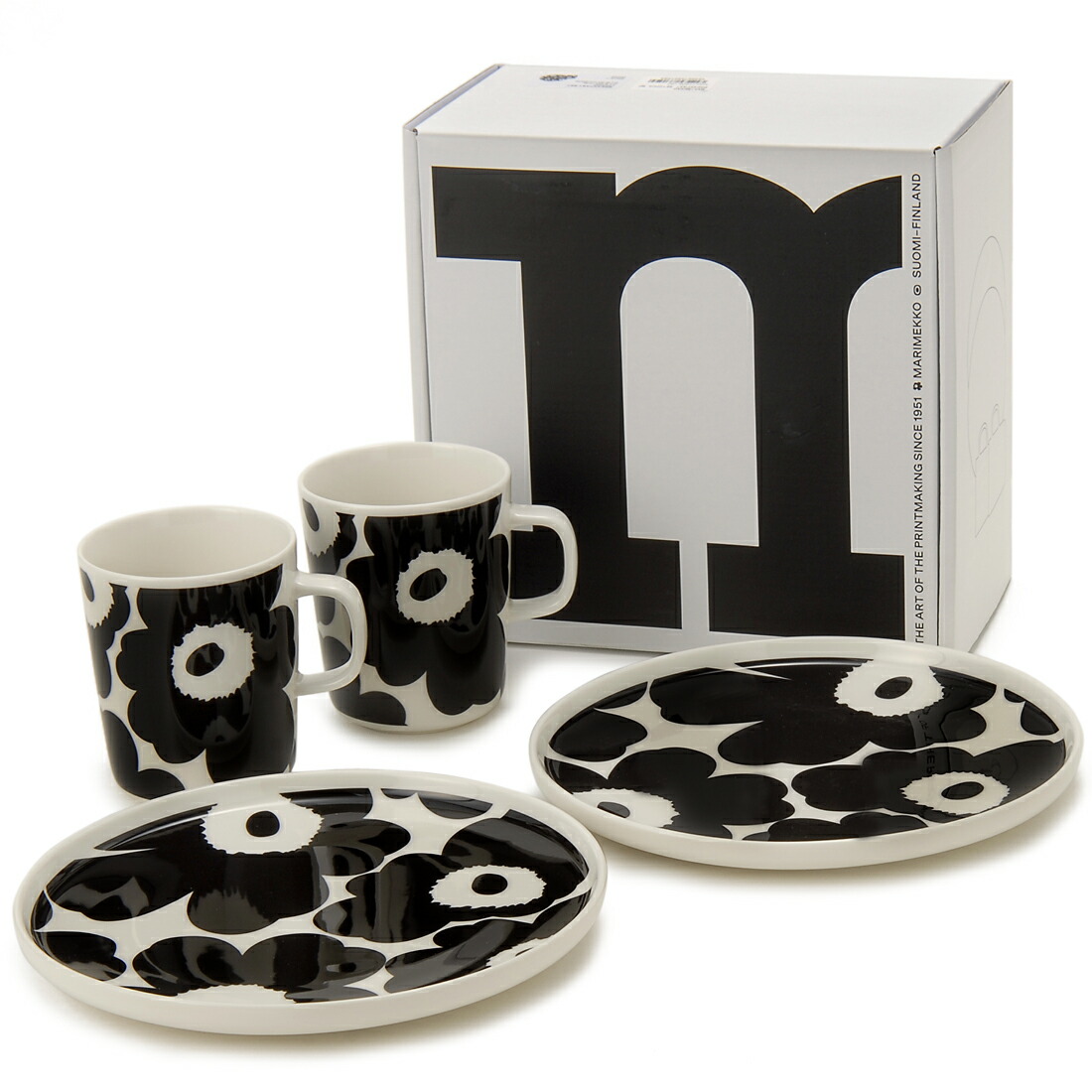 楽天市場】Marimekko マリメッコ 食器 マグカップ＆お皿セット 71605