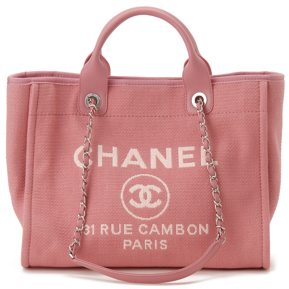 楽天市場】CHANEL シャネル トートバッグ レディース ピンク AS3257