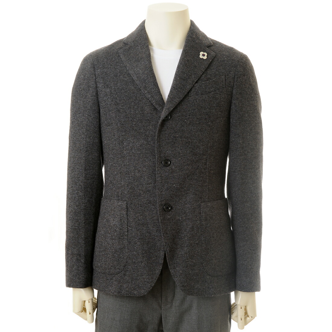 即発送！LARDINI ラルディーニ テーラードジャケット XS ブルー 42 即発送！LARDINI ラルディーニ テーラードジャケット XS ブルー