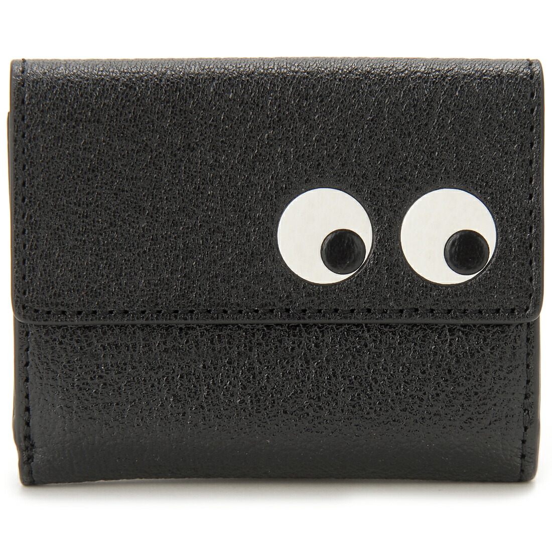 初売りセール!ポイント10倍 ANYA HINDMARCH アニヤハインドマーチ 三つ折り財布 レディース ブラック 5050925142670 EYES アイズ P10SP1226 財布・ケース | maxwellcenter.com