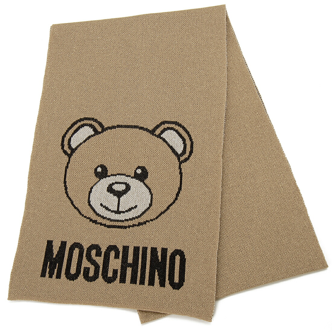 Moschino モスキーノ マフラー ブラック 30666M2345 016 MOSCHINO モスキーノ マフラー ストール レディース メンズ