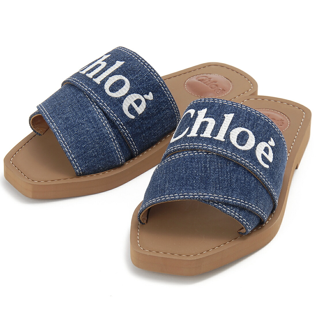 楽天市場】Chloe クロエ サンダル レディース ホワイト 21U44908 101