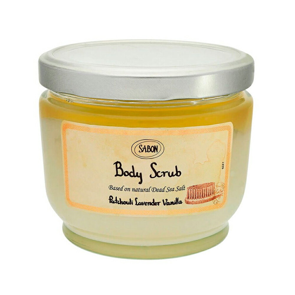 お買い物マラソン対象 SABON サボン ボディスクラブ パチュリ・ラベンダー・バニラ 600ｇ