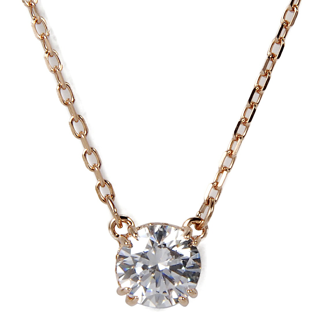 【SWAROVSKI】Constella ネックレス 5609710 5638699 Constella necklace, Round cut, White, Rose gold-tone plated