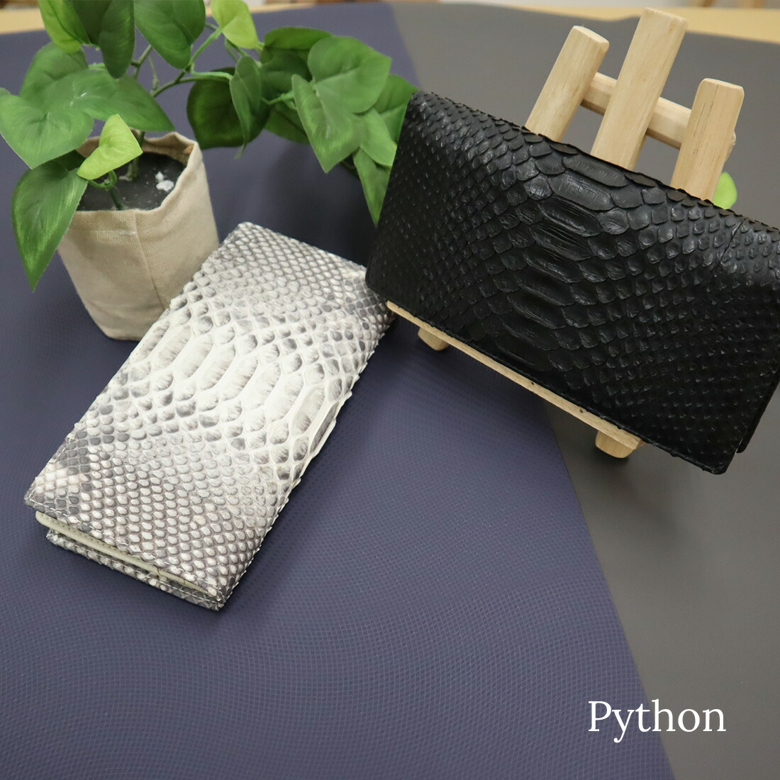 楽天市場】公式 ロダニア RODANIA パイソン ヘビ革 長財布