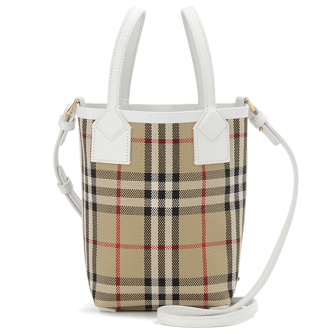 訳あり　内側に汚れあり　BURBERRY バーバリー ショルダーバッグ レディース 8072348 ミニ ロンドン トート 59,880円
