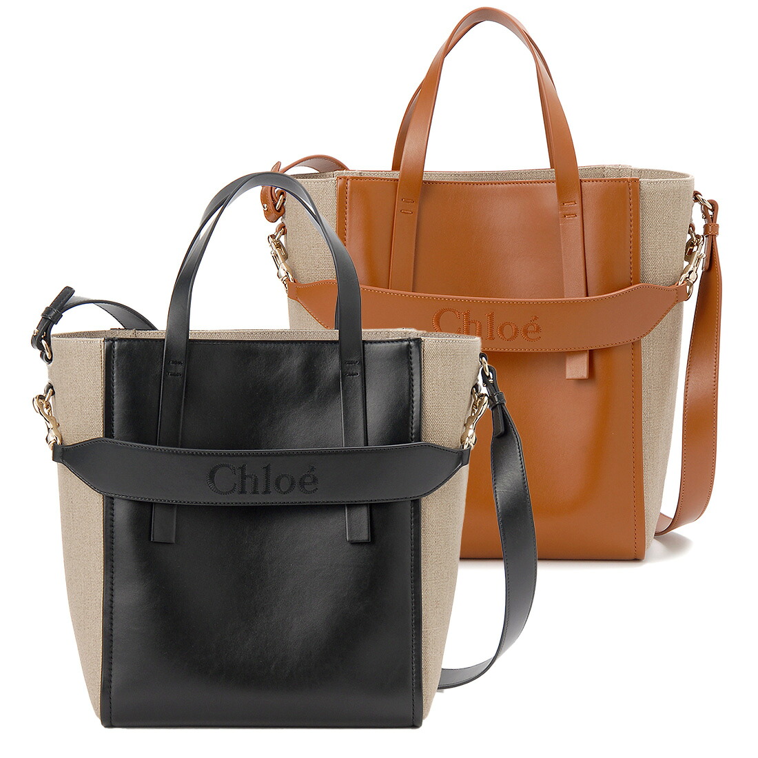 お買い物マラソン期間P5倍 Chloe クロエ トートバッグ レディース CHC23AS423 L16 クロエセンス|s-select
