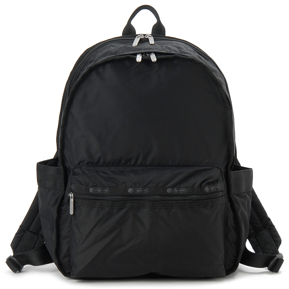 ●8820 良品 LeSportsac レスポートサック リュック ブラック系 ○8820 良品 LeSportsac レスポートサック リュック ブラック系