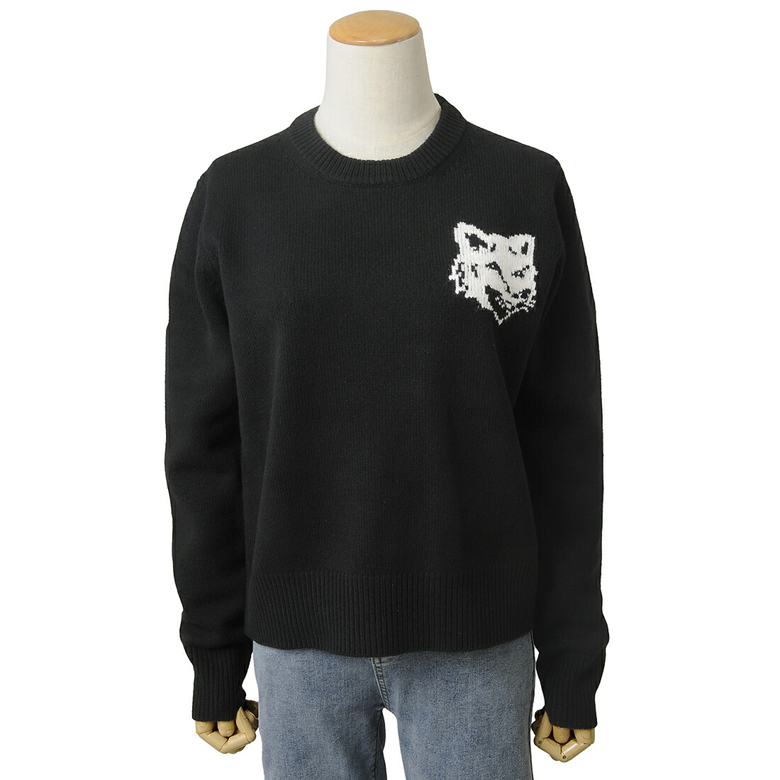 楽天市場】MAISON KITSUNE メゾンキツネ セーター BIG FOX HEAD