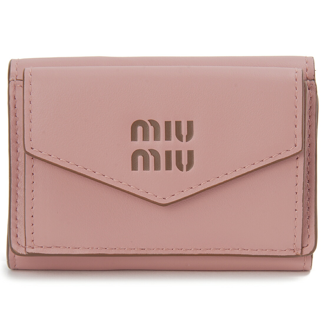 ♡美品♡MIU MIU マテラッセ 三つ折り財布 L字 ファスナー ピンク 金具 Amazon | [ミュウミュウ] 三つ折り財布 マテラッセ ミニ財布 ピンク