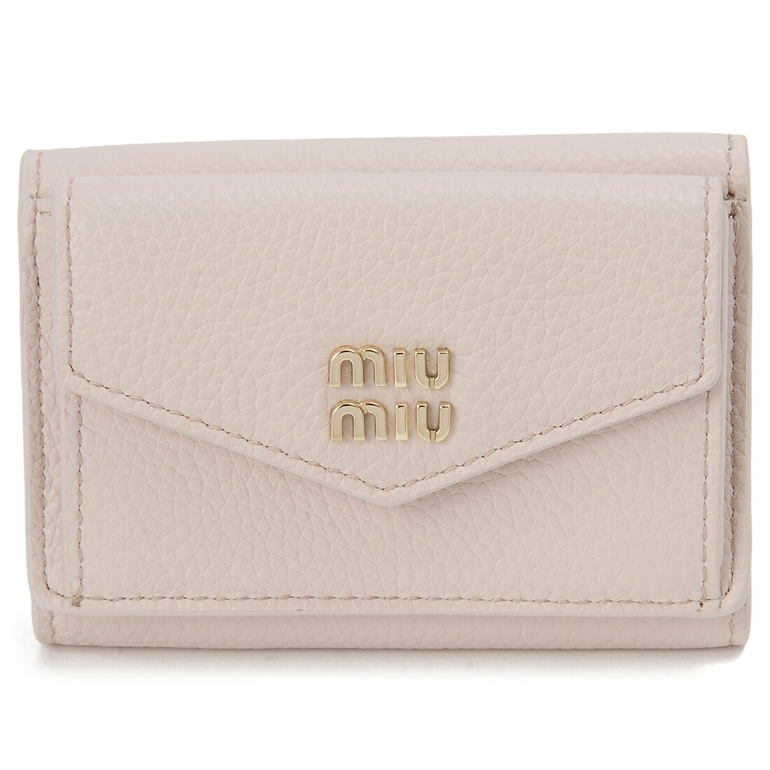 楽天市場】MIU MIU ミュウミュウ 三つ折り財布 レディース ホワイト