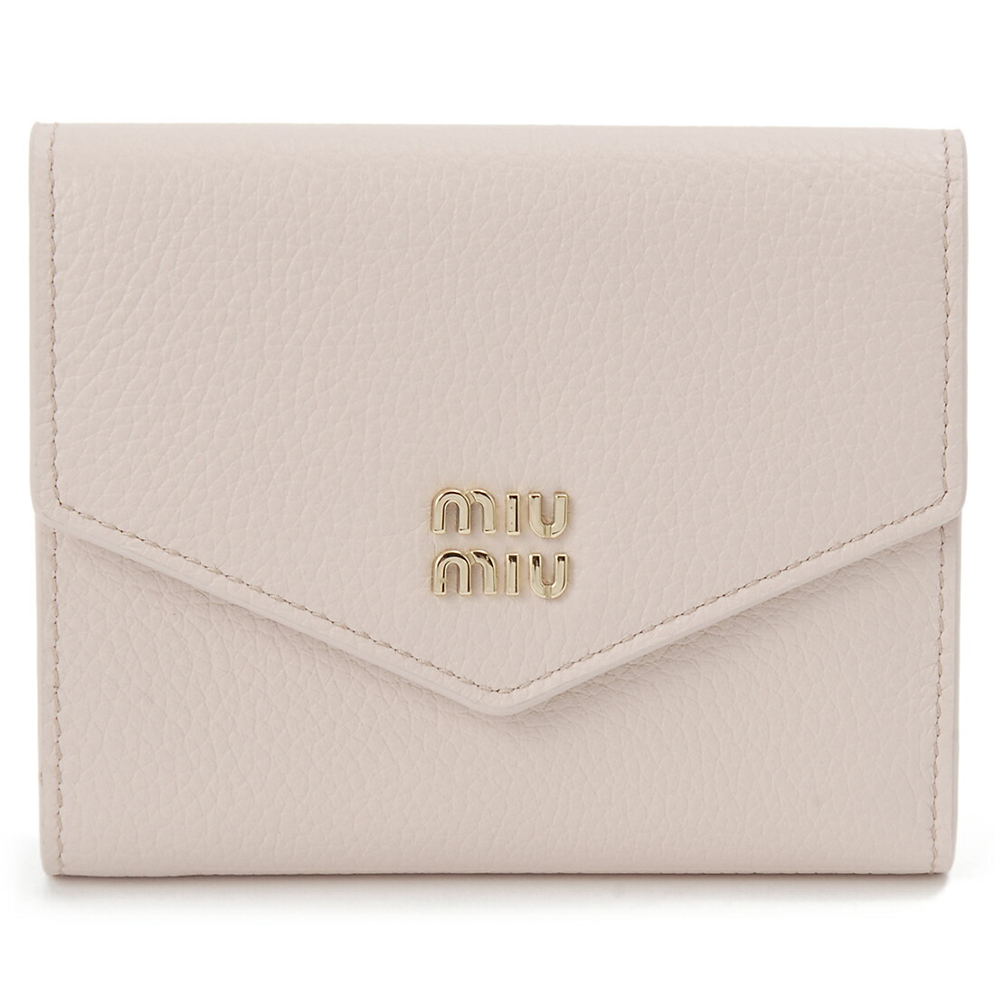 楽天市場】MIU MIU ミュウミュウ 三つ折り財布 レディース ホワイト