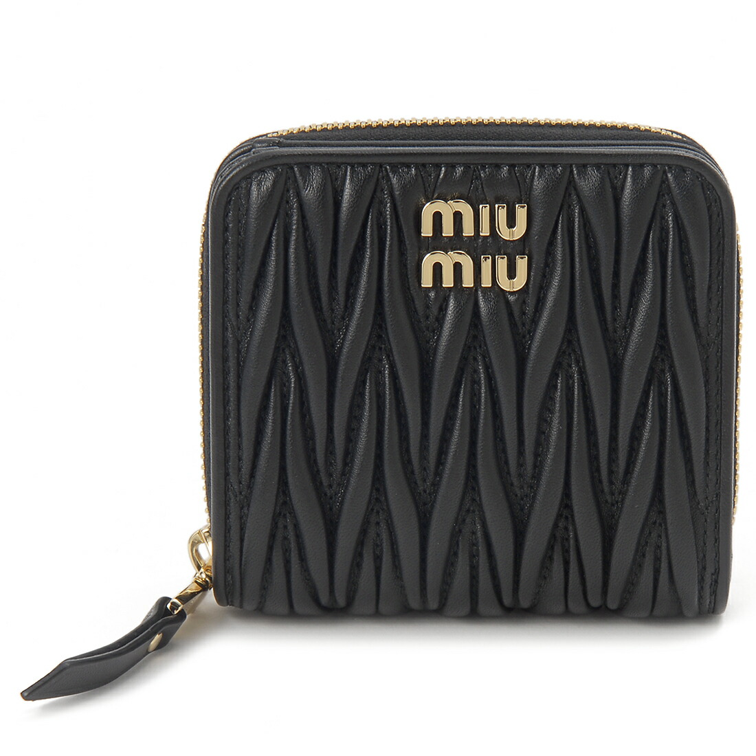 me---mi様 楽天市場】ミュウ ミュウ MIU MIU 二つ折り財布 レディース
