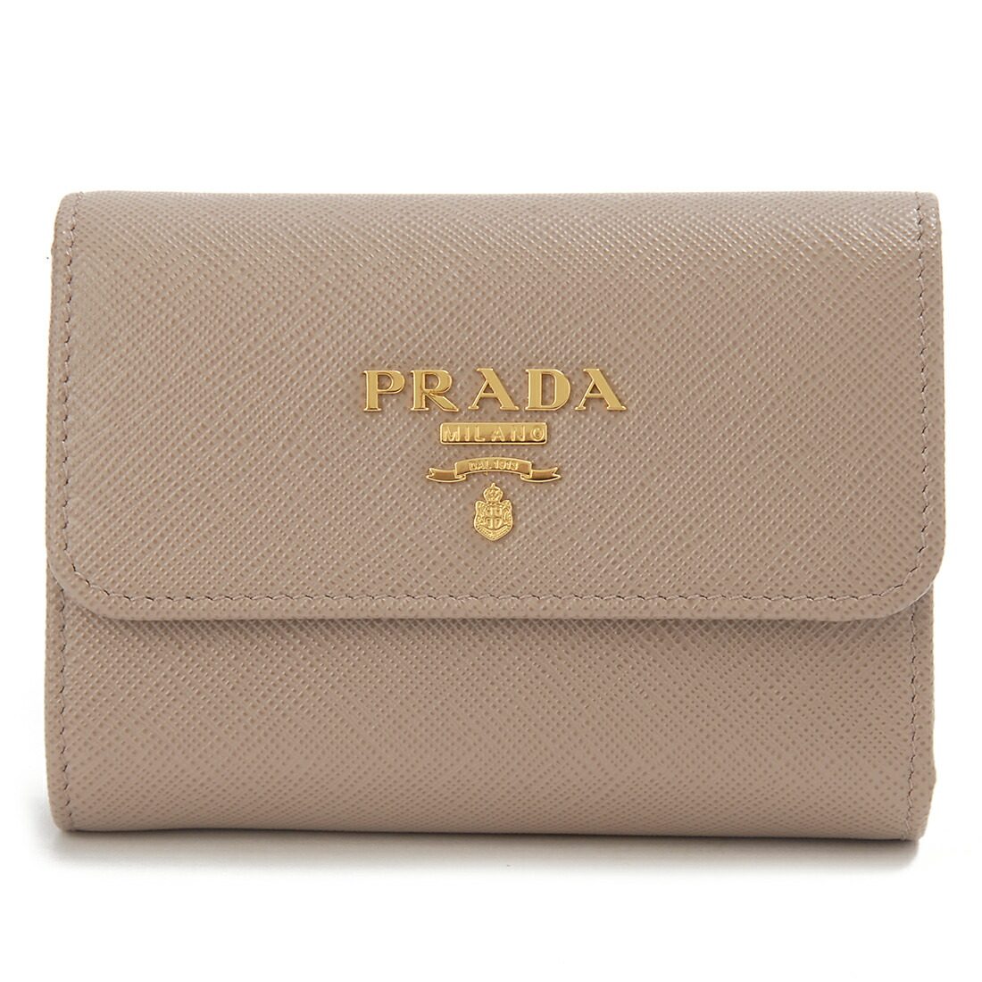 楽天市場】プラダ PRADA 三つ折り財布 ミニ財布 レディース