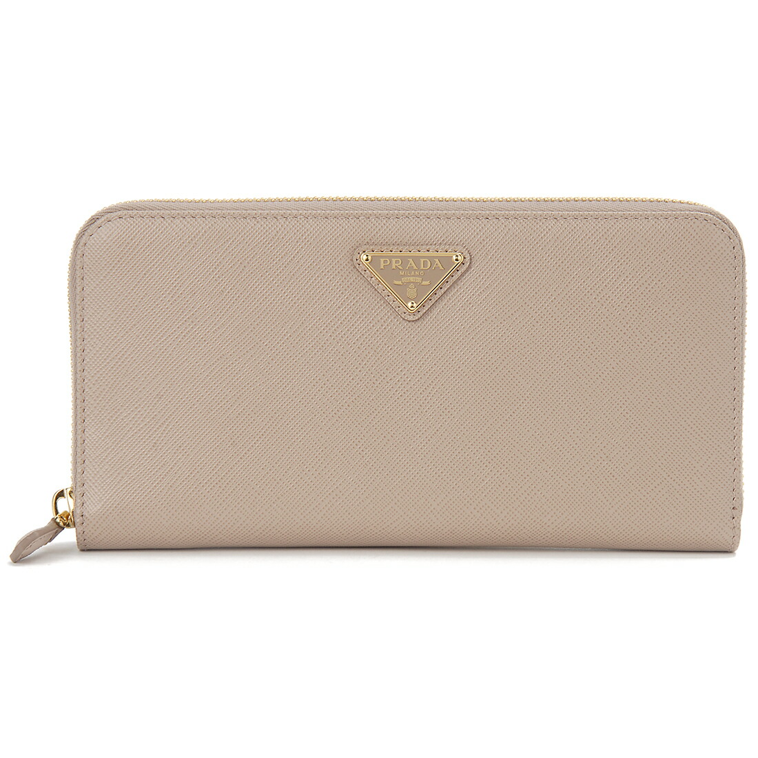 本日特別セール　美品　PRADA プラダ　長財布　ファスナー　ベージュ　白 プラダ 財布 ラウンドファスナー 長財布 サフィアーノ チプリア