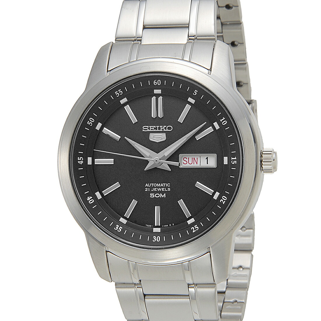 専用5 SEIKO セイコー5 自動巻き デイデイト メンズ　シルバー　シンプル Seiko 5 SEIKO セイコー SEIKO5 セイコーファイブ腕時計 メンズ