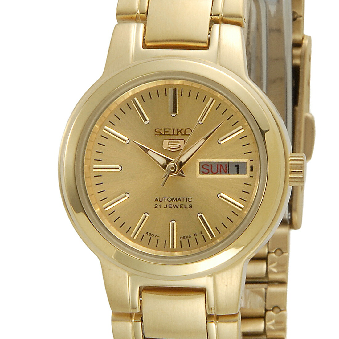 SEIKO セイコー5 レディース SESYME46K 自動巻き ゴールド