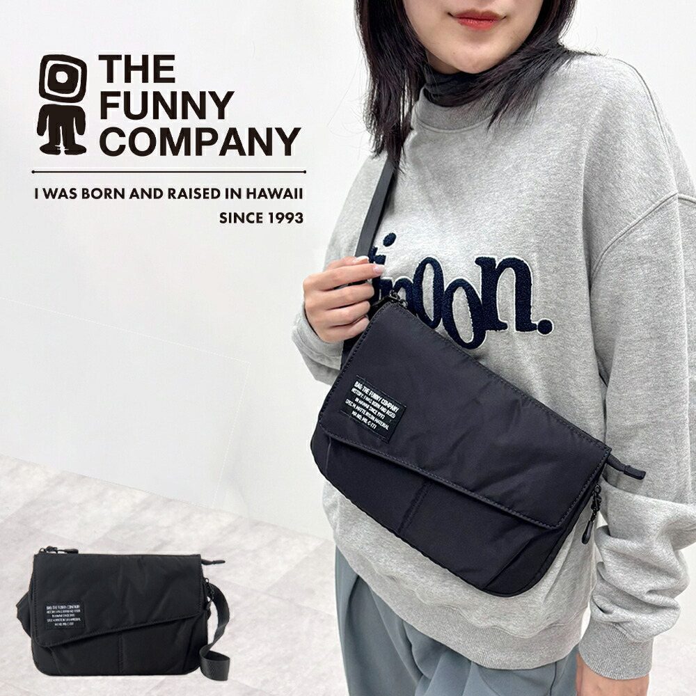 ザ・ファニーカンパニー THE FUNNY COMPANY マットナイロン ショルダーバッグ メンズ レディース TFC-M030-001