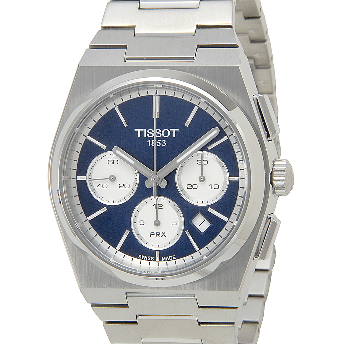 TISSOT ティソ PRX ピーアールエックス オートマティック クロノグラフ 42mm T137.427.11.041.00 腕時計 メンズ 119,000円